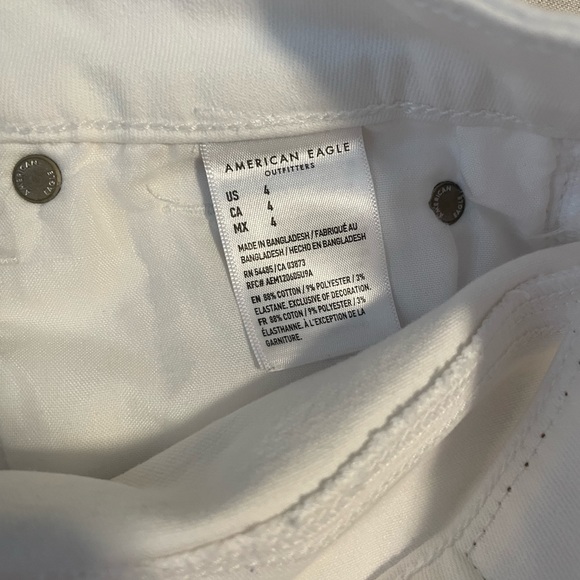 American Eagle White Next Level Stretch shorts - Picture 3 of 3